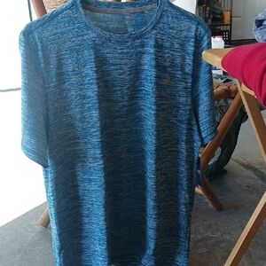 Reel Legends Blue Heather Short Sleeve Tee